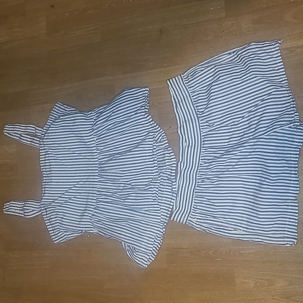 Free Assembly striped shorts set
